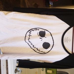 Quarter sleeve nightmare before Christmas shirt